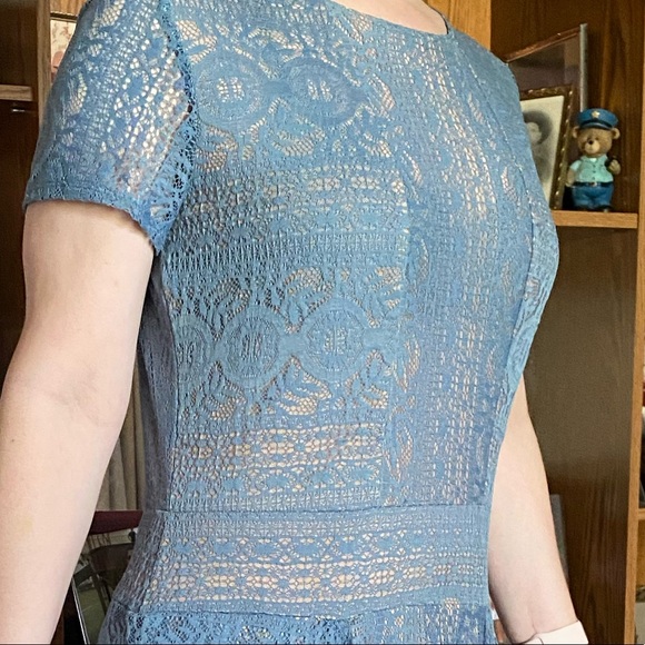 BCBG MaxAzria BOHO dress LiGHT BLUE - Picture 5 of 9